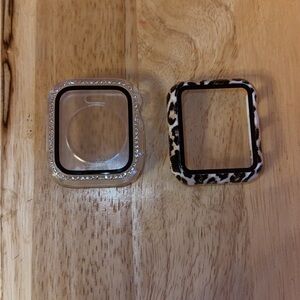 Apple Watch 10 42 mm Leopard and Clear Watch Case Set